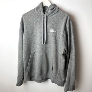 grey hoodie